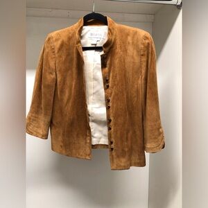 Genuine suede blazer